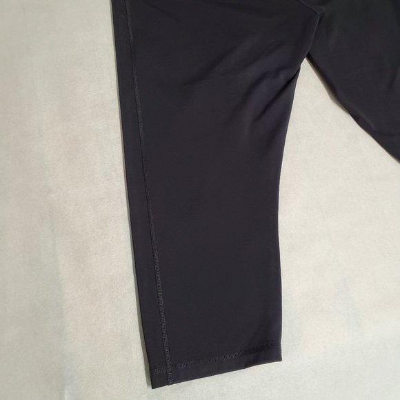 Adidas Leggings womens Size XL Cropped Black athletic athleisure - Picture 10 of 11